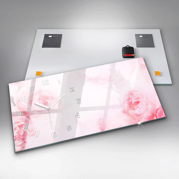 Orologio rettangolare Fiori che sbocciano