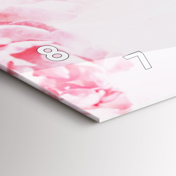 Orologio rettangolare Fiori che sbocciano