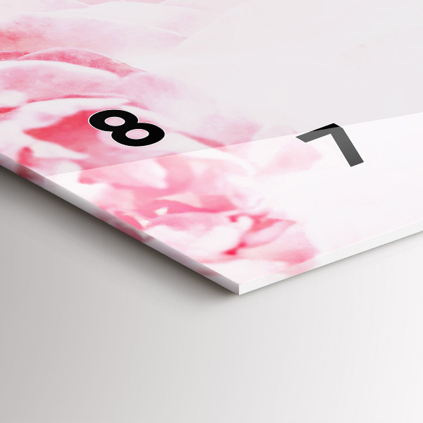 Orologio rettangolare Fiori che sbocciano