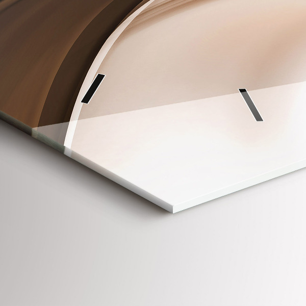 Orologio rettangolare Linea di astrazione