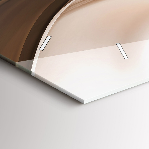 Orologio rettangolare Linea di astrazione