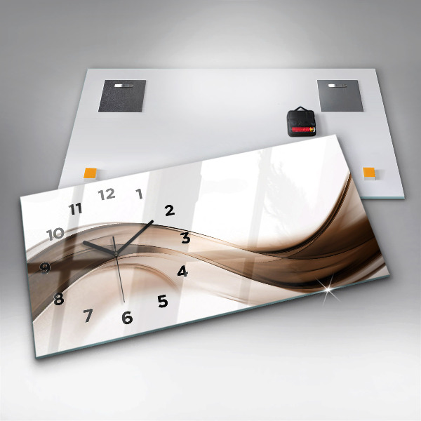 Orologio rettangolare Linea di astrazione