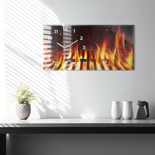 Orologio rettangolare Griglia