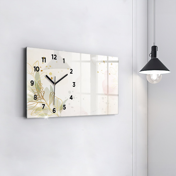 Orologi orizzontali Astrazione pastello
