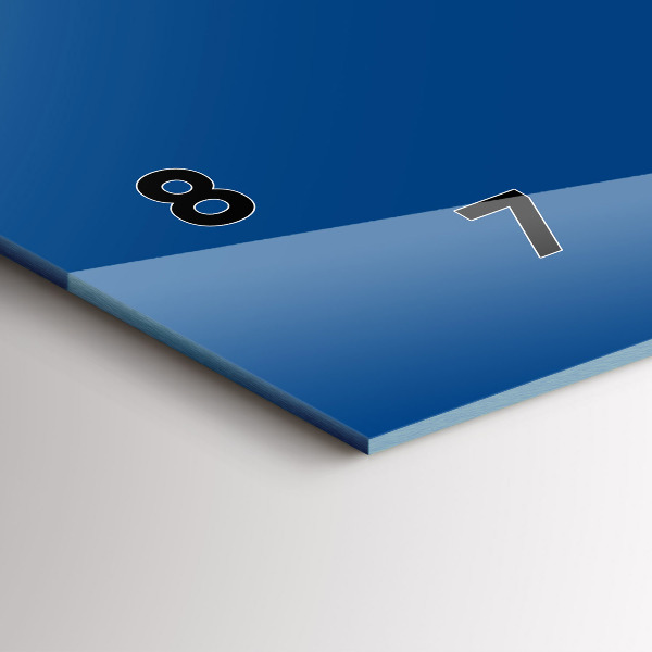 Orologi orizzontali Colore blu