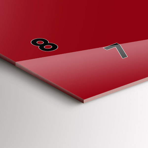 Orologi orizzontali Colore rosso