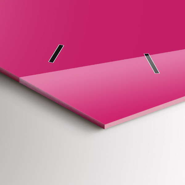 Orologi orizzontali Colore rosa intenso