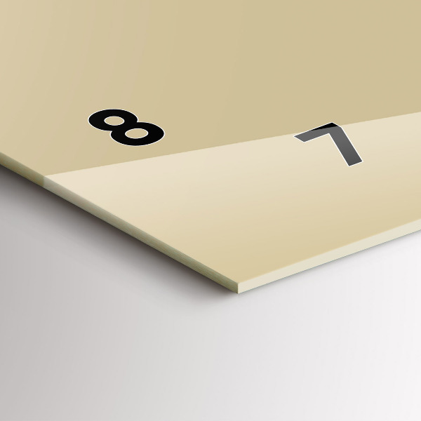 Orologi orizzontali Colore beige