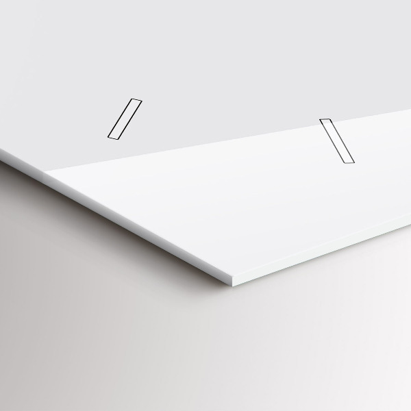 Orologi orizzontali Colore bianco scuro