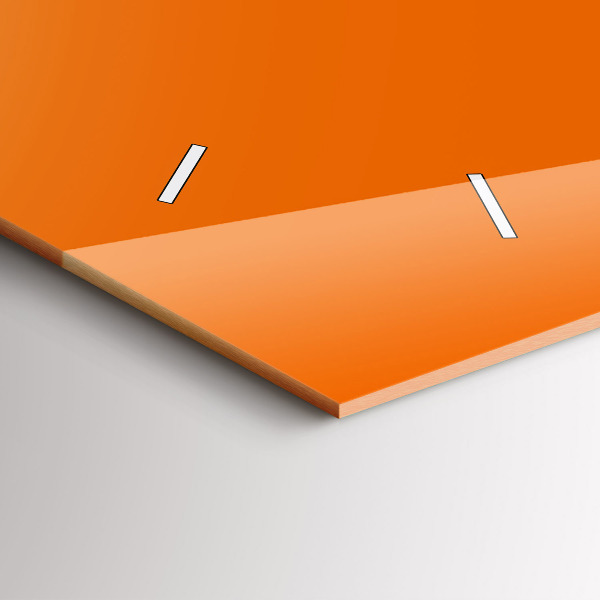 Orologi orizzontali Colore arancione