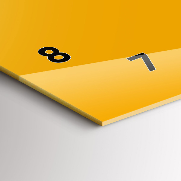 Orologi orizzontali Colore giallo dorato