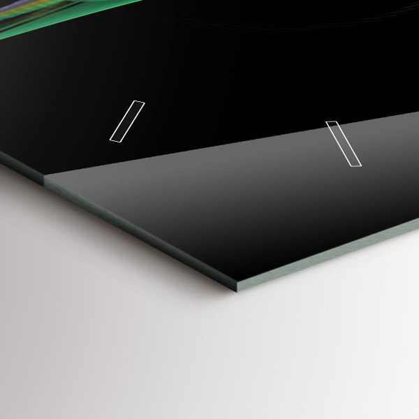 Orologi orizzontali Astrazione verde