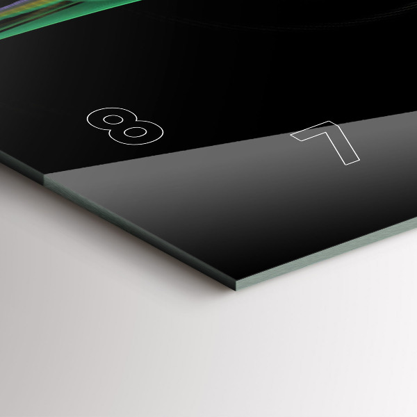 Orologi orizzontali Astrazione verde