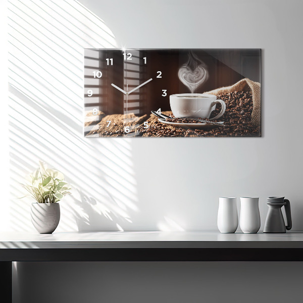 Orologi orizzontali Una tazza di caffè