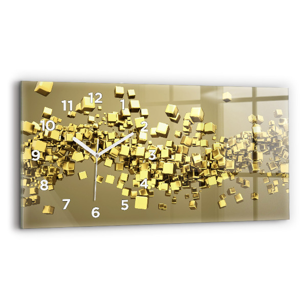 Orologi orizzontali Quadrati dorati