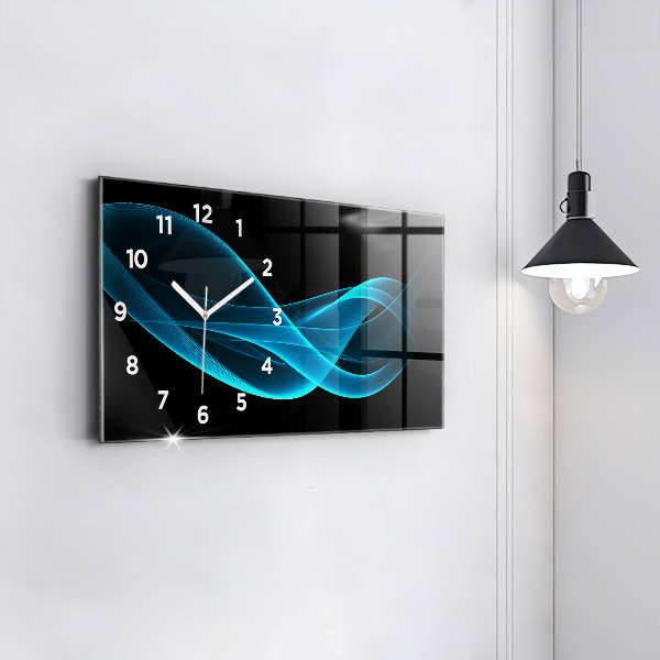 Orologi orizzontali Astrazione blu