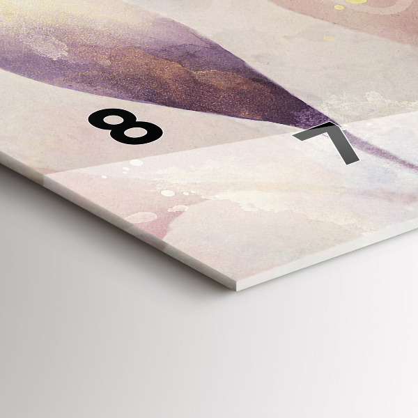 Orologi orizzontali Foglie boho astratte