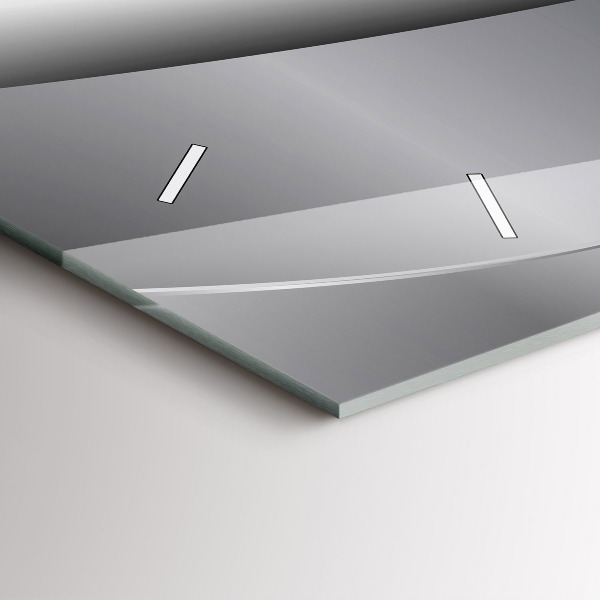 Orologi orizzontali Astrazione d'argento