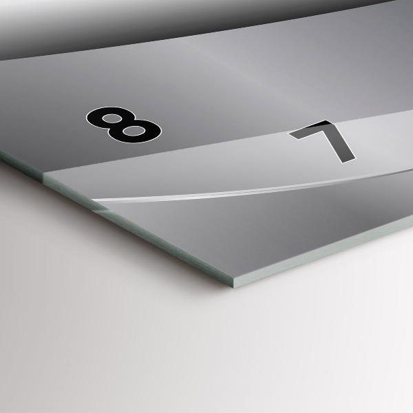 Orologi orizzontali Astrazione d'argento