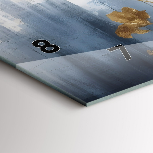 Orologi orizzontali Fiori astratti