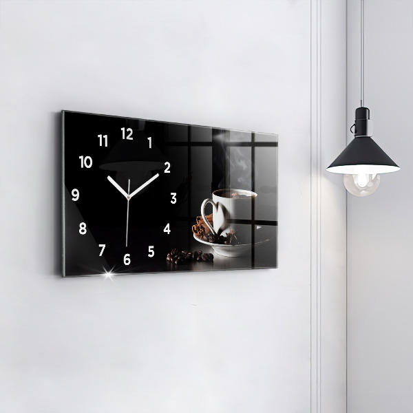 Orologi orizzontali Una tazza di caffè