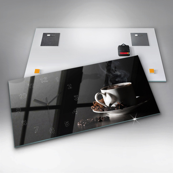Orologi orizzontali Una tazza di caffè