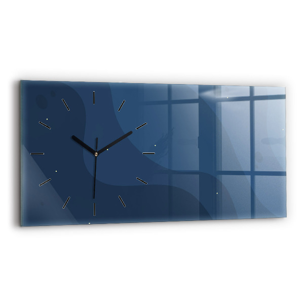 Orologi orizzontali Onde blu