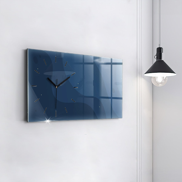 Orologi orizzontali Onde blu