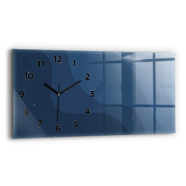Orologi orizzontali Onde blu