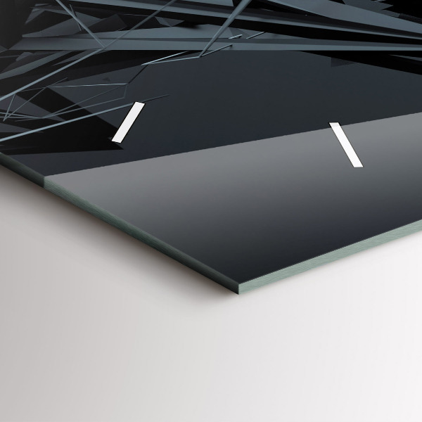 Orologi orizzontali Astrazione nera