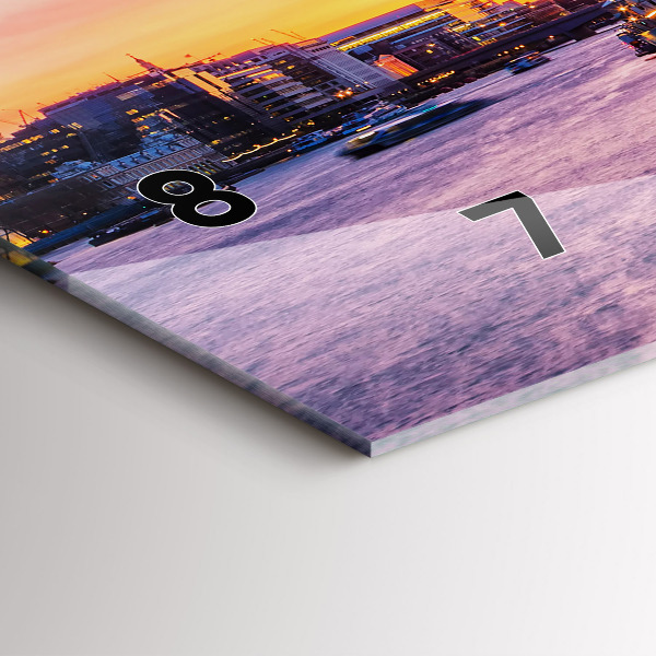 Orologio rettangolare Vista di Londra