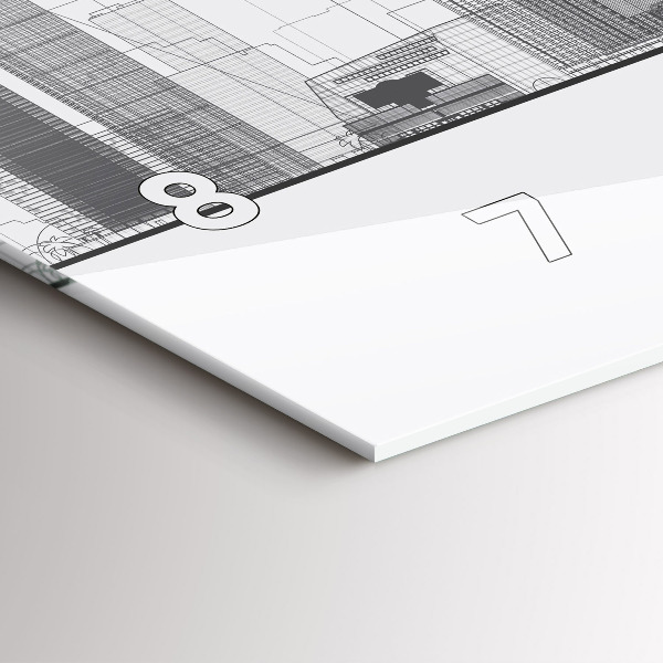 Orologio rettangolare Skyline di San Francisco