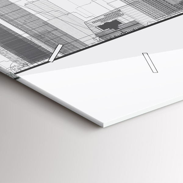 Orologio rettangolare Skyline di San Francisco