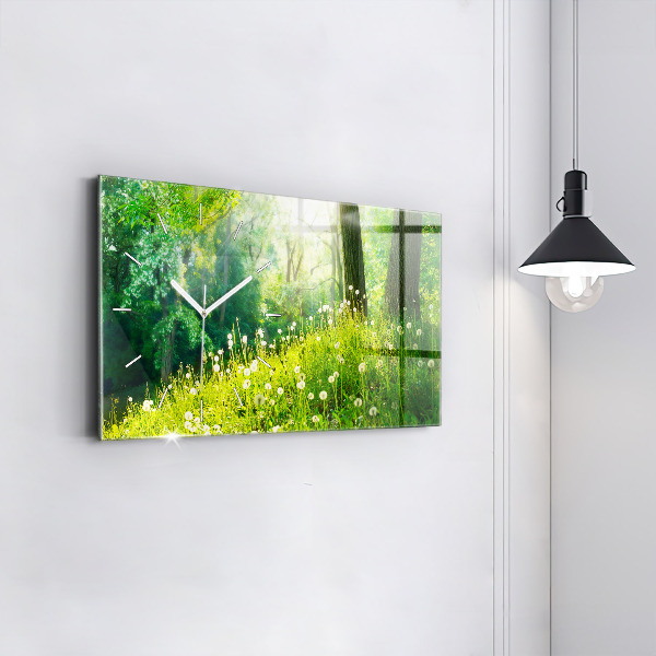 Orologio rettangolare Natura primaverile