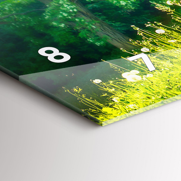 Orologio rettangolare Natura primaverile