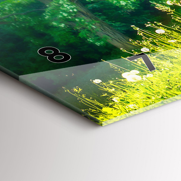 Orologio rettangolare Natura primaverile