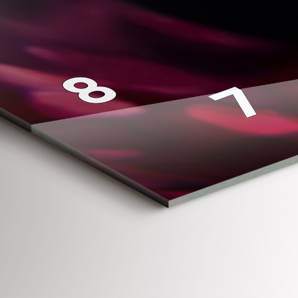 Orologio rettangolare Vino