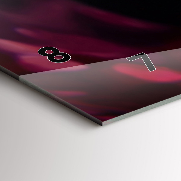 Orologio rettangolare Vino