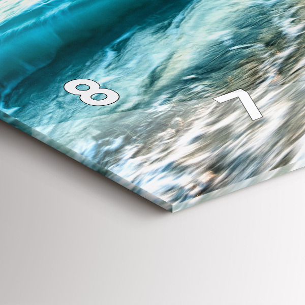 Orologio rettangolare Spiaggia, mare e sabbia