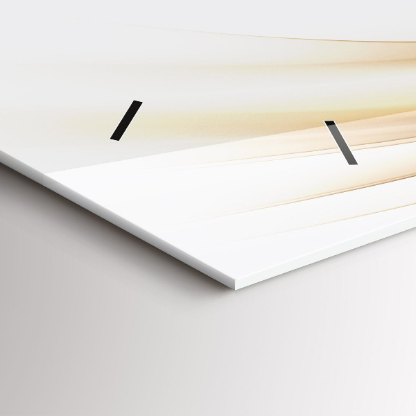 Orologio rettangolare Astrazione dorata