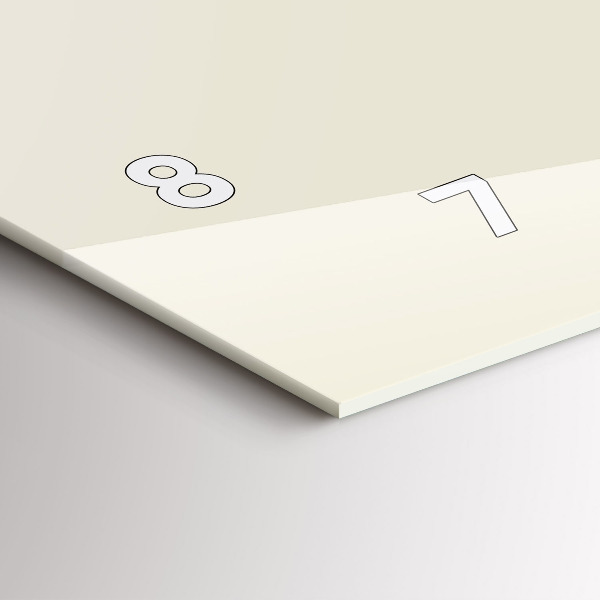 Orologio rettangolare Cervo astratto