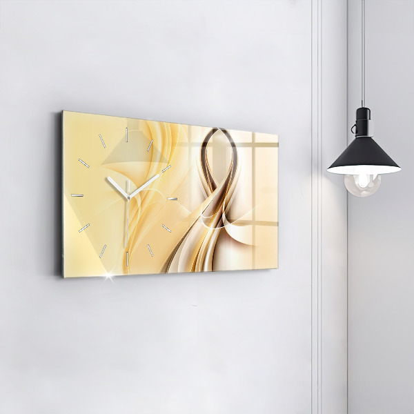 Orologio rettangolare Onde di astrazione
