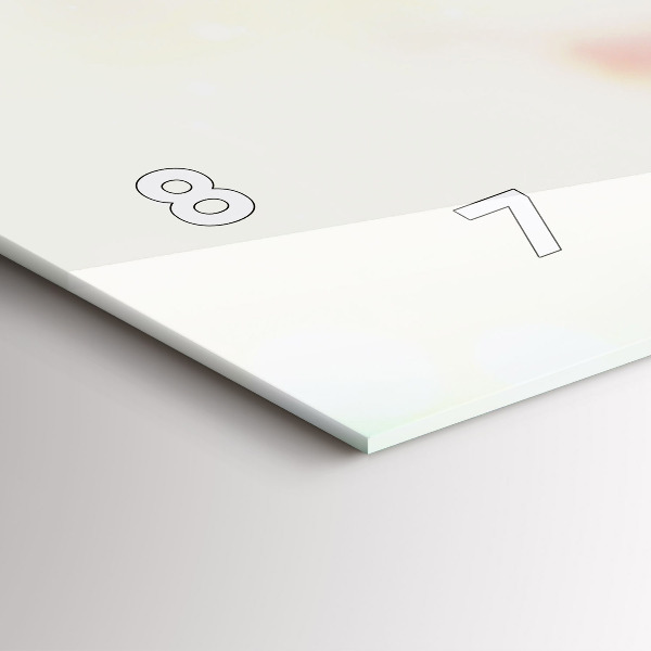 Orologio rettangolare Fiori primaverili