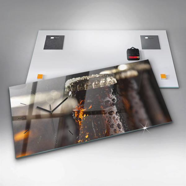 Orologio rettangolare Bottiglie di vetro