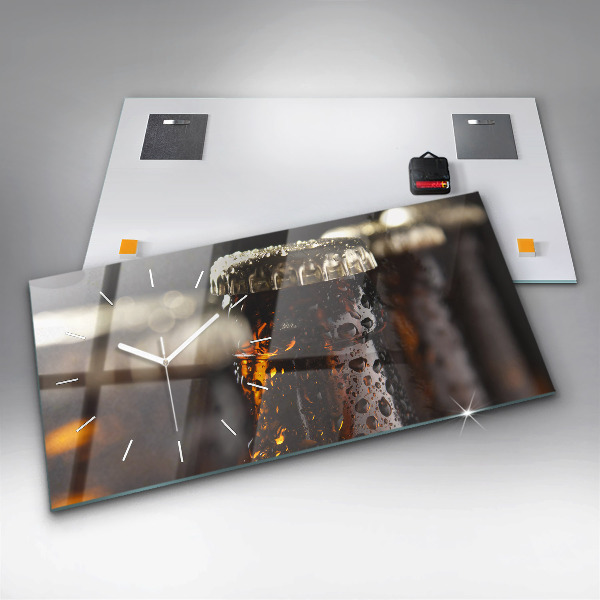 Orologio rettangolare Bottiglie di vetro