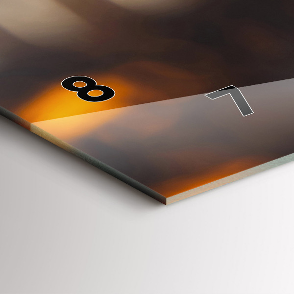 Orologio rettangolare Bottiglie di vetro