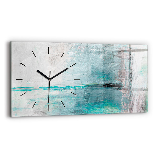 Orologio rettangolare Texture astratta dell'olio