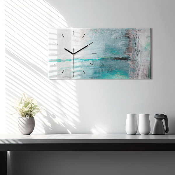 Orologio rettangolare Texture astratta dell'olio