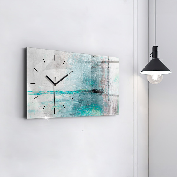 Orologio rettangolare Texture astratta dell'olio