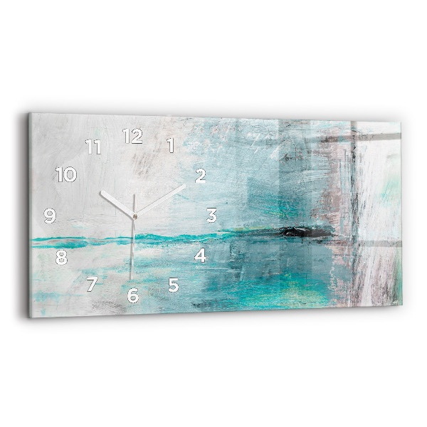 Orologio rettangolare Texture astratta dell'olio